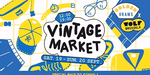 Golden Grams - Vintage Kilo Sale - BRUSSELS - 19 & 20.09