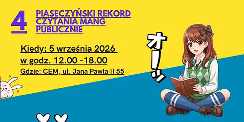 4 PIASECZY\u0143SKI REKORD CZYTANIA MANG PUBLICZNIE