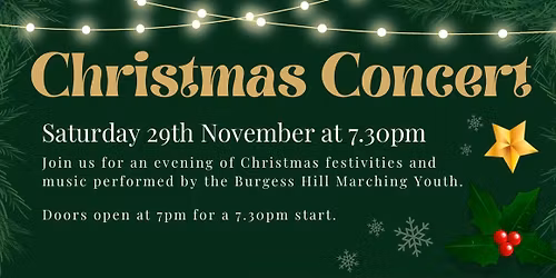 Burgess Hill Marching Youth Christmas Concert
