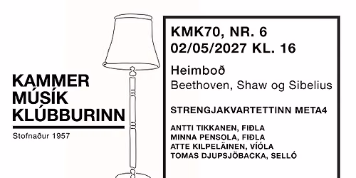 KMK70, NR. 6 \/\/ Heimbo\u00f0: Beethoven, Shaw og Sibelius