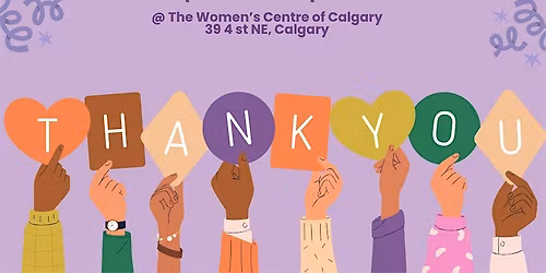 Volunteer Appreciation for Women's Centre's Volunteers!