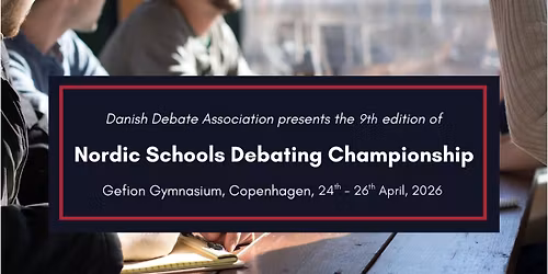 Nordic Schools Debating Championships 2026