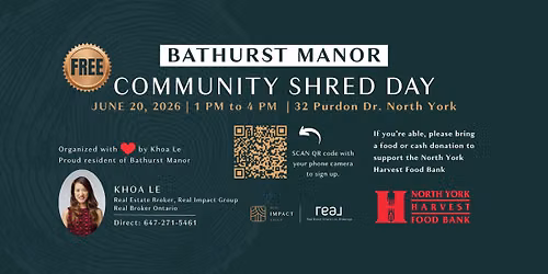 Bathurst Manor 1st Annual Community Shred Day