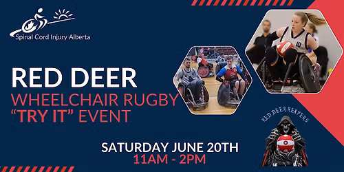 Red Deer Reapers Wheelchair Rugby Try-It Event