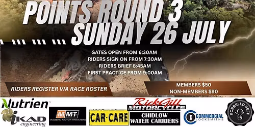 BSA & Harley Davidson Motorcycle Club - Points Round 3