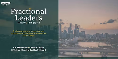 Fractional Leaders Meetup: Singapore