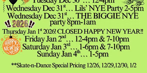 Holiday Break Skate-n-Dance