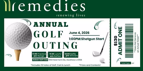 Remedies 2026 Golf Outing