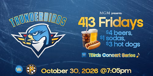 Springfield Thunderbirds 413 Friday - Halloween Edition