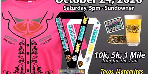 2026 South Padre Island Muzicians Run 5k\/10k - South Padre Island, TX October 24, 2026