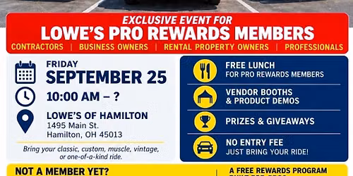 Hamilton Lowes Pro Car Show