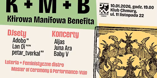 K+M+B\/ K\u0142irowa Manifowa Benefita \/ Queer Benefit for Warsaw Manifa!