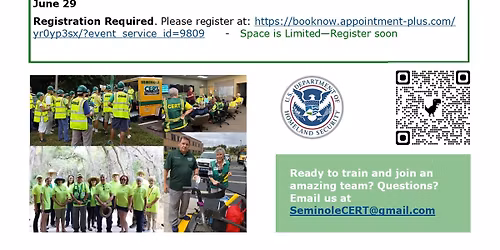 Community Emergency Response Team - Three-Day Basic Training Class