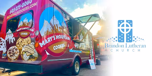 Mary\u2019s Mountain Cookie Bus Stop @ Brandon Lutheran Church