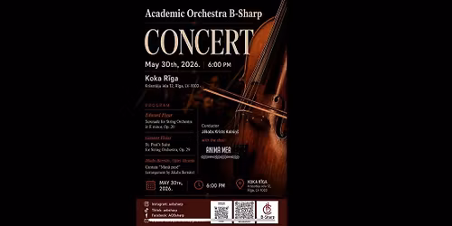 Academic Orchestra B-Sharp Concert with ANIMA MEA