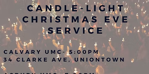 Candle light Christmas Eve Service