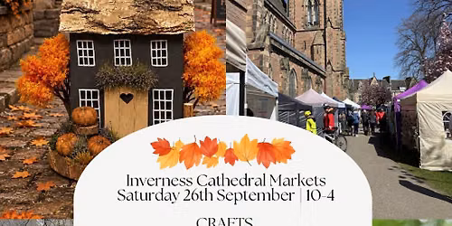 By The River Outdoor Street Market - Inverness Cathedral September