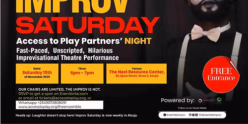 Improv Saturday (Improvisational Theatre)  in Abuja