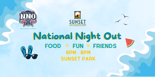 Sunset Neighborhood's National Night Out