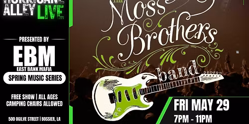 Hurricane Alley LIVE Presents: The Moss Brothers
