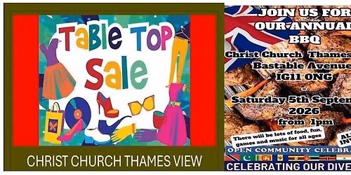 Annual Summer BBQ and Table Top Sale