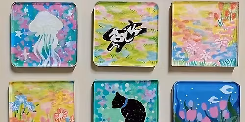 Personalised fridge magnet workshop at Peppergreen Farm 