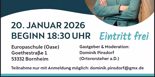 Bornheimer ORT\u00b4s-Gespr\u00e4ch - Miteinander im Dialog mit NRW-Ministerin Josefine Paul