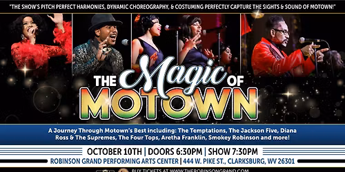 The Magic of Motown - Clarksburg, WV