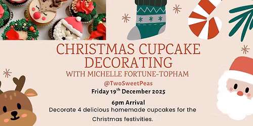 \ud83c\udf84Christmas Cupcake Decorating \ud83e\uddc1