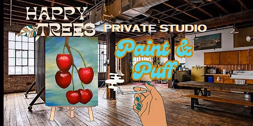 Paint & Puff Art Class- 21 and over