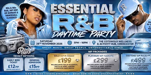 Essential R&B Daytime Party Cirencester