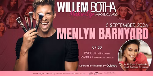 Willem Botha Make-Up Masterclasses