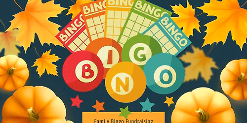 Family Fundraising Bingo - Halloween - Fall Theme