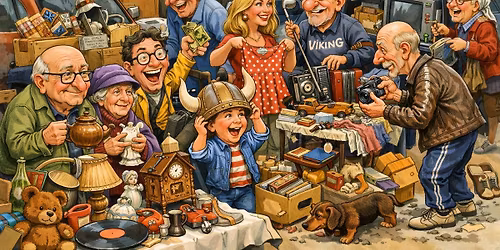 Baklukesalg og loppemarked \ud83c\udf89