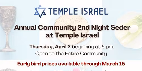 Annual Community 2nd Night Seder