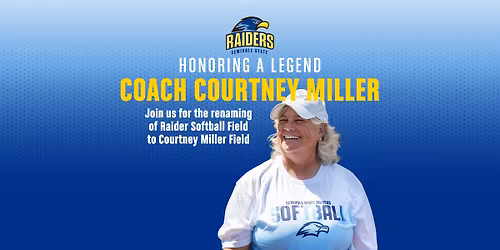Honoring a Legend: Coach Courtney Miller Field Dedication