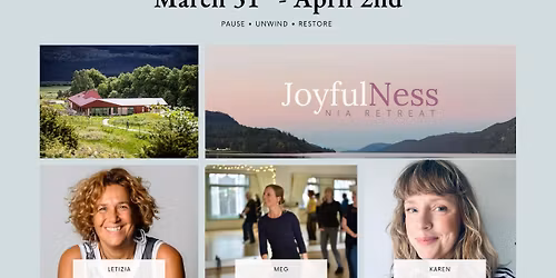JoyfulNess Nia Retreat in the Highlands