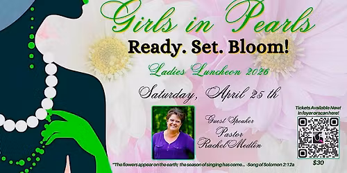 Girls In Pearls Ladies Luncheon - Ready. Set. Bloom!