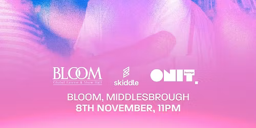 Saint Lukez @ Bloom Middlesbrough | 8th November | Stopgap X HED - One Year Party