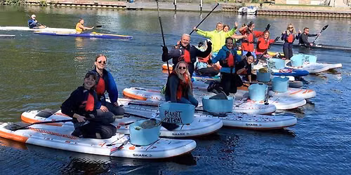 Paddleboarding Clean-Up - Firhill Basin, Glasgow