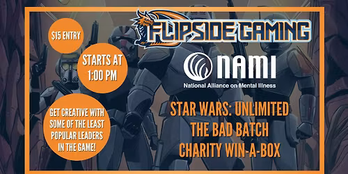 Star Wars Unlimited The Bad Batch Charity Win-A-Box