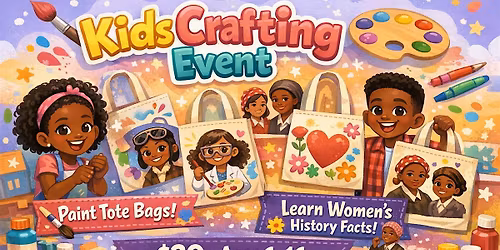 Craft In The City: Kids Tote Bag Painting + Women\u2019s History Fun