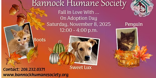 Bannock Humane Society Adoption Event