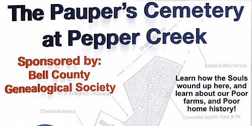 The Pauper's Cemetery at Pepper Creek Story
