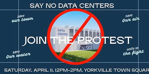 Yorkville Say NO to Data Protest