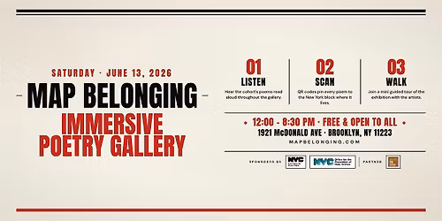 Map Belonging | Immersive Poetry Gallery