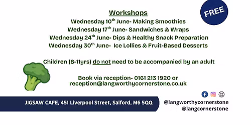 Kids Healthy Cooking Club- FREE