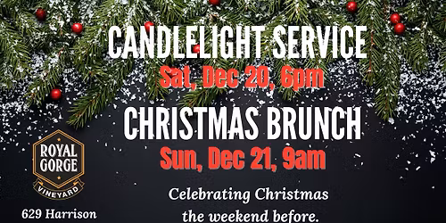 Christmas Weekend Services