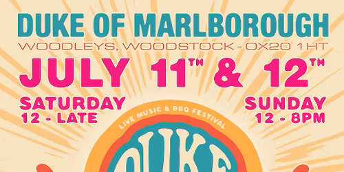 The Inflatables @ Duke Fest, The Duke of Marlborough, Woodstock