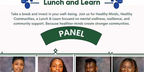 Healthy Minds, Healthy Communities Lunch & Learn